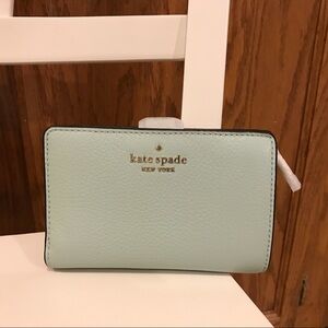 Kate Spade Leila Medium Compact Bifold Wallet Seawater
